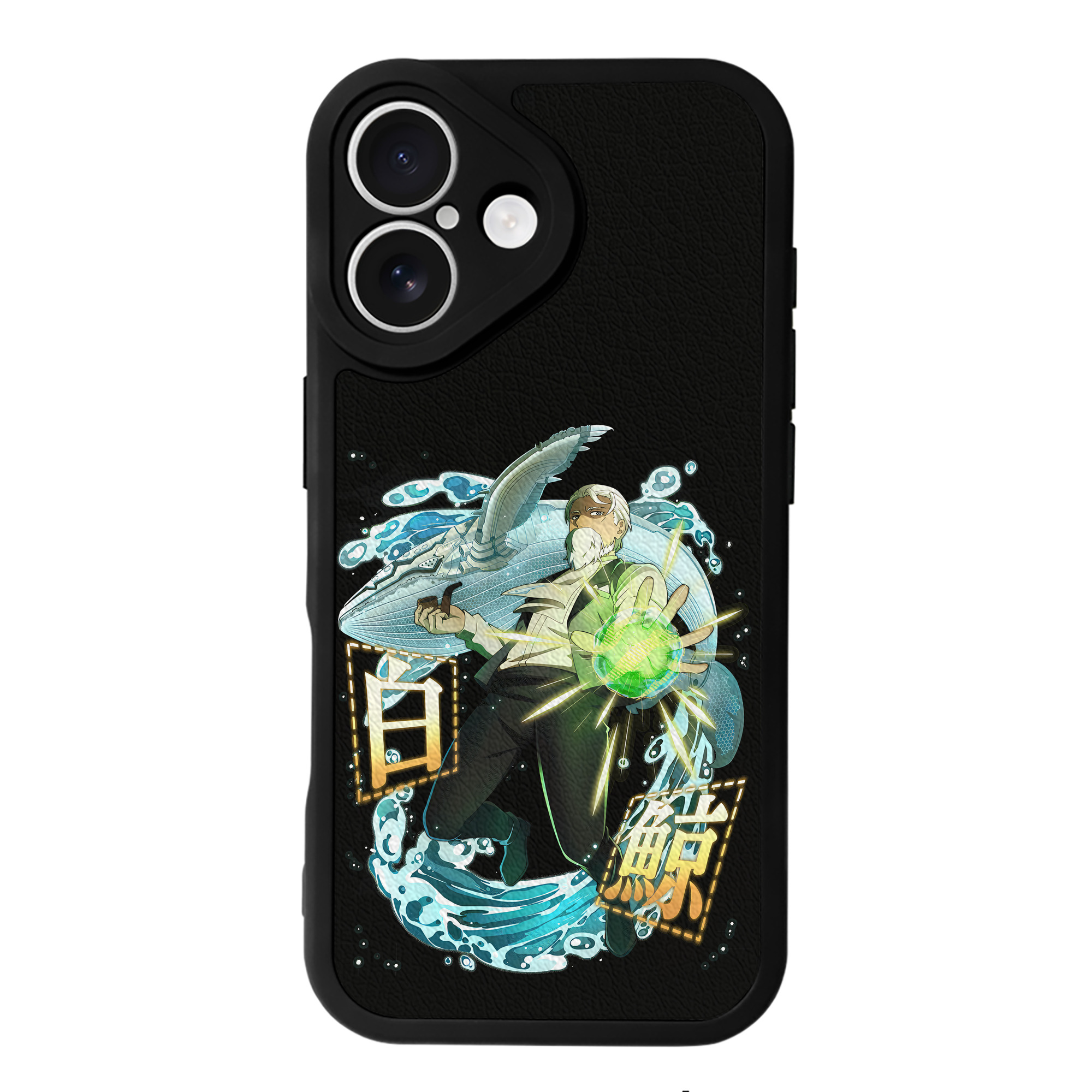 （画像用） 文豪ストレイドッグス Bungo Stray Dogs 【iPhone 16シリーズ対応】シリコンスマホケース（レザー調） 材質：シリコン
